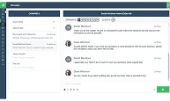 Client communication dashboard showing real-time messaging between builder and homeowner during a renovation project by Coy’s Constructions.