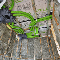 Croydon 600x400 1 4 | Coy's Constructions Energy-efficient home ventilation system with green ducting installed by Coy’s Constructions in Croydon.