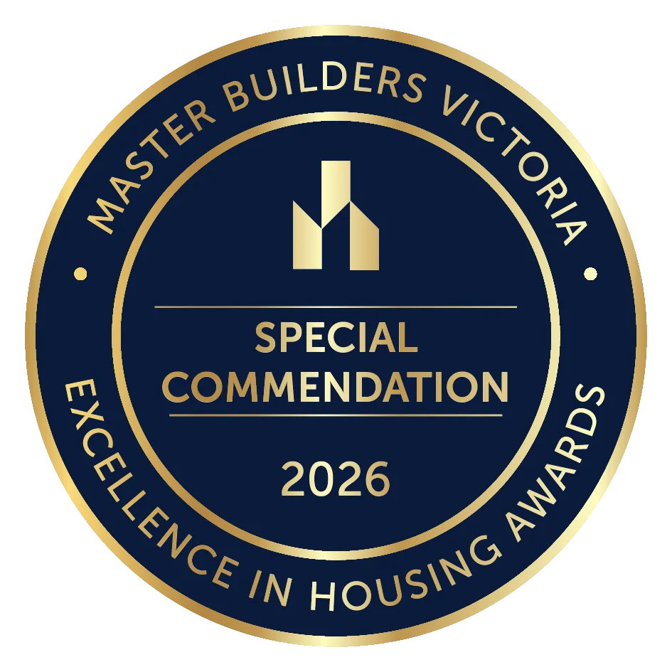 Coy’s Constructions named 2026 Special Commendation at the Master Builders Victoria Excellence in Housing Awards.